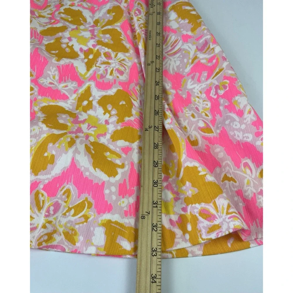Lilly Pulitzer Lenore Lace Cutout Dress Spaghetti Straps Pockets Cotton 10 Sz 10 - Picture 6 of 11